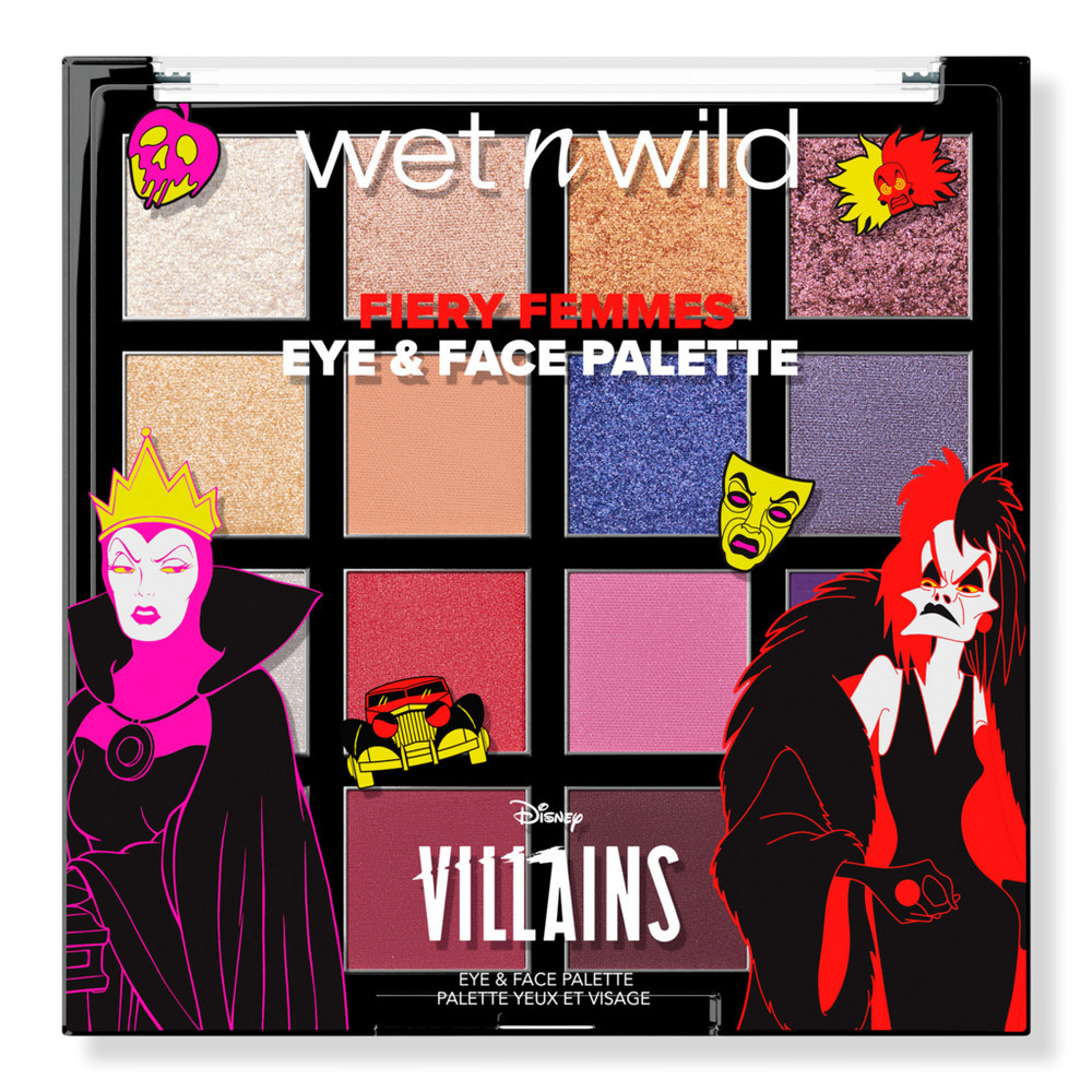 Wet n Wild Disney Villains Fiery Femmes Eye & Face Palette - Unleashed | Ulta