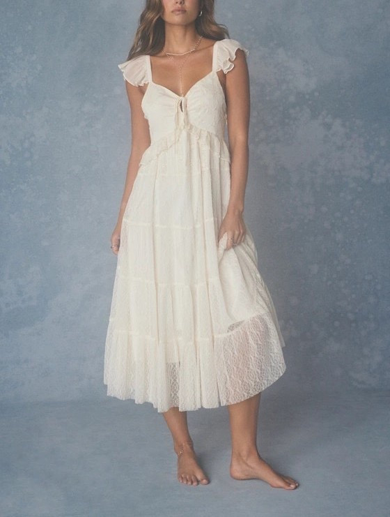 Ready for summer beach vacations and long awaited trips? Soft structure, layered movement, and a neutral palette — this midi dress is a refined take on romantic dressing. Under $80.

Keywords: 

* cream midi dress
* tiered midi dress
* mixed media dress
* feminine midi dress
* neutral dress
* brunch outfit dress
* baby shower dress
* spring event dress
* garden party outfit
* daytime occasion dress
* quiet luxury fashion
* soft feminine style
* neutral aesthetic outfit
* effortless elegance
* romantic minimal style
*vacation beach dresses women
* spring dresses women
*spring outfits women
* white tiered midi dress
* white maxi dress
* summer outfits women 

#LTKTravel #LTKgrwm #LTKWedding