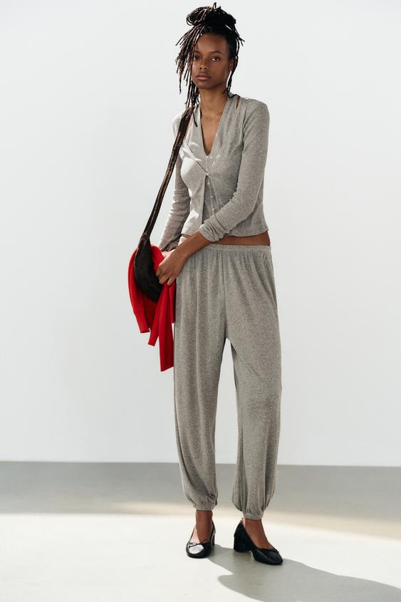 DOUBLE EFFECT JACKET TOP | Zara UK