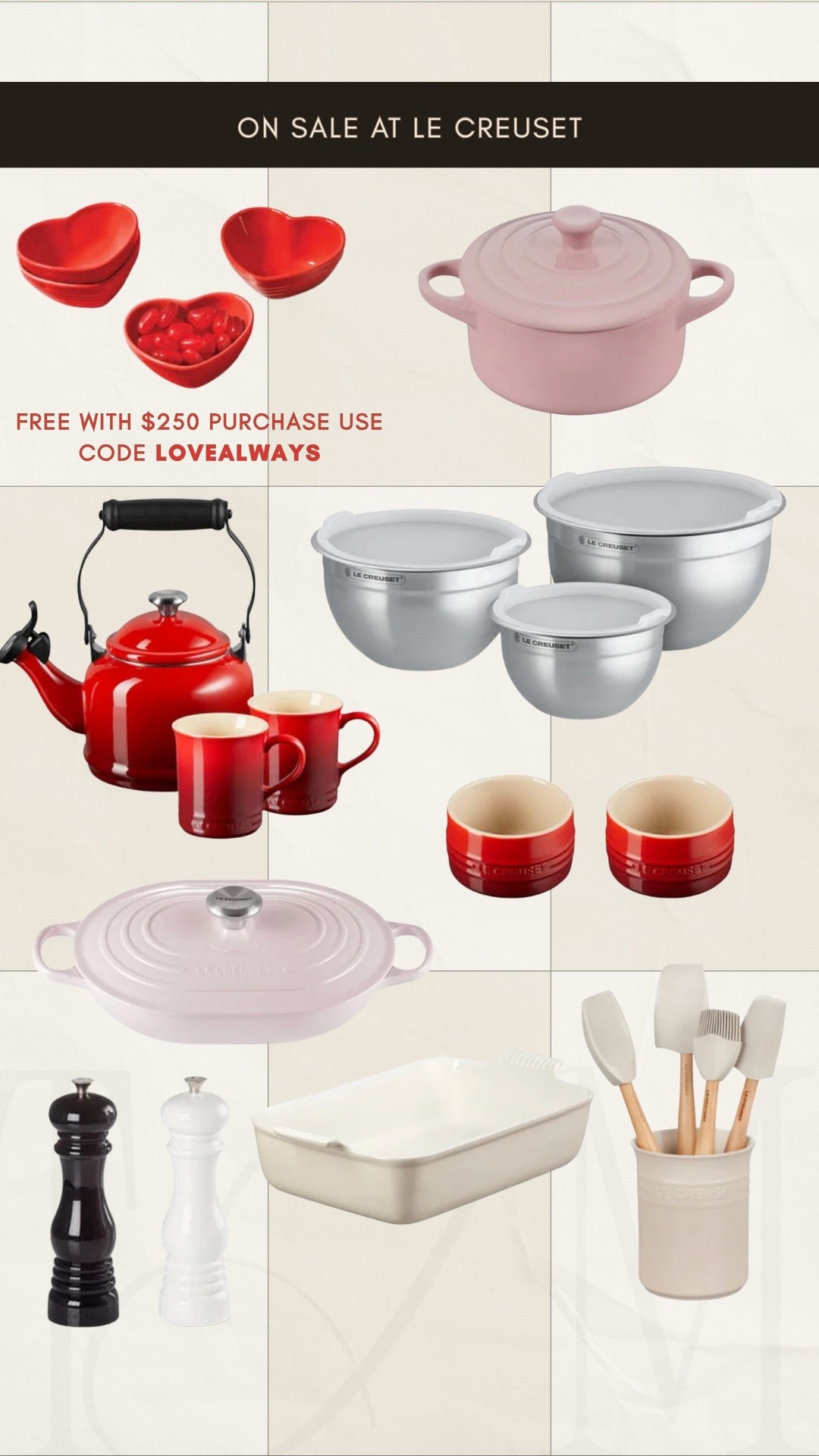 Le Creuset Valentine’s Day sale

#LTKNYFW #LTKHome #LTKSaleAlert