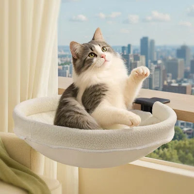 Cat Desk Bed, Pet Desk 360° Rotation, Cozy Soft Indoor Cat Bed For Desk | Wayfair North America