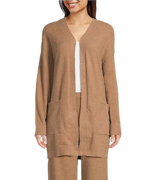 DKNY by Donna Karan Coordinating Long Sleeve Open Front Sweater Knit Cardigan | Dillard's | Dillard's