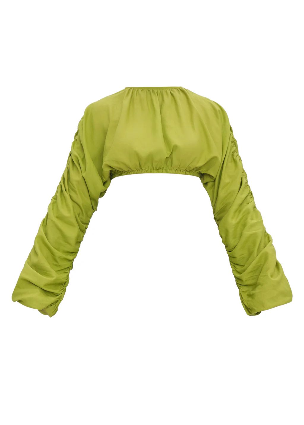 PADO CROP TOP - LIME | ANDREA IYAMAH