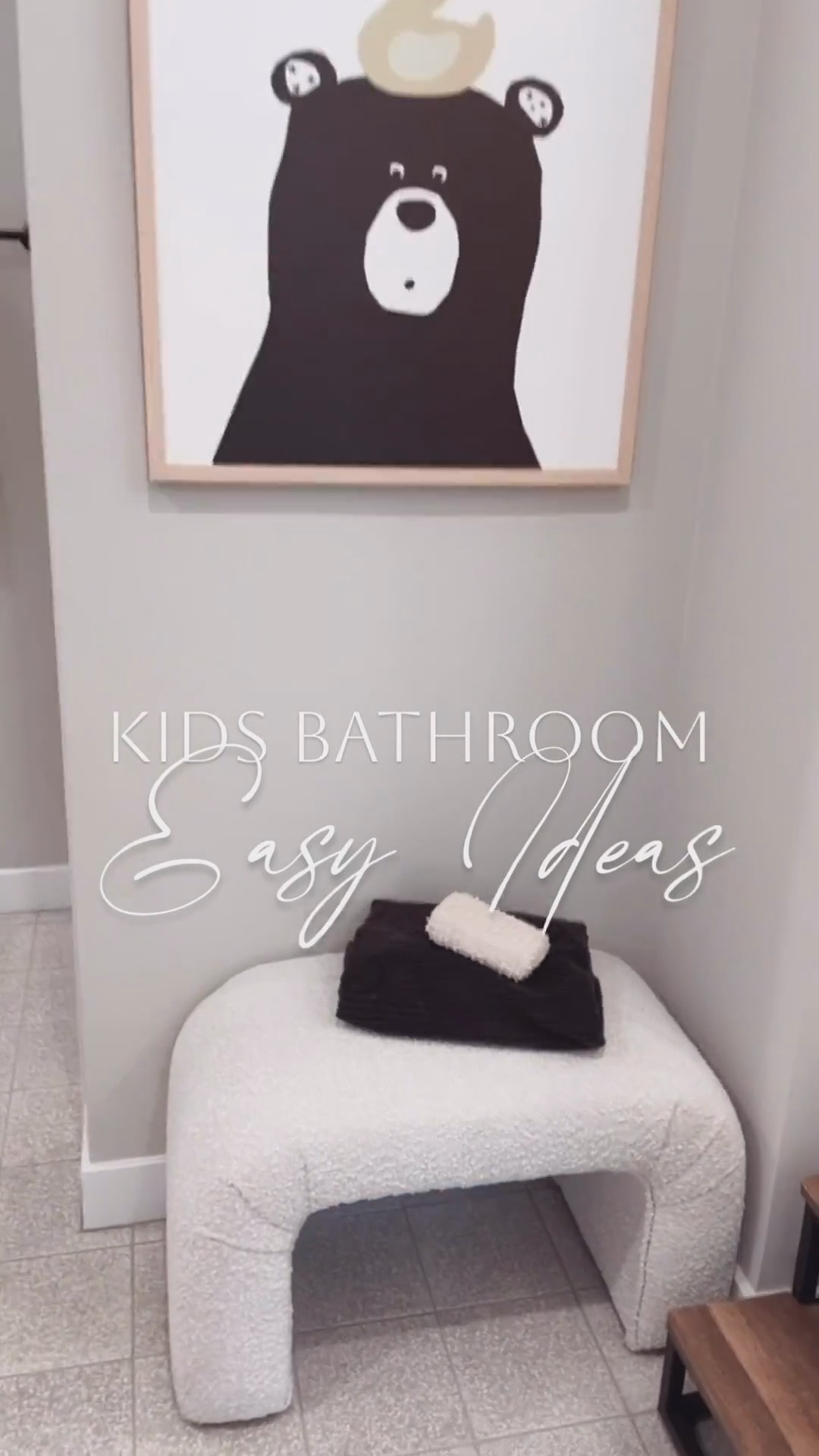 ✨ Easy Ideas for a Kid-Friendly Bathroom ✨

Want to make your kids’ bathroom more fun _and_ functional? Here are a few simple ideas that make a big difference:

🪜 Sturdy + stylish step stool – helps little ones reach the sink with confidence.
🛁 Cushioned ottoman – the perfect perch for helping during bath time (and it adds softness to the space!).
🧺 Hanging baskets – a cute way to corral washcloths, bath toys, and all the kid clutter.

It’s the little touches that make everyday routines smoother _and_ keep your space looking great. 💫

#LTKHome #LTKKids #LTKFamily

#LTKFindsUnder50 #LTKHome #LTKmomlife