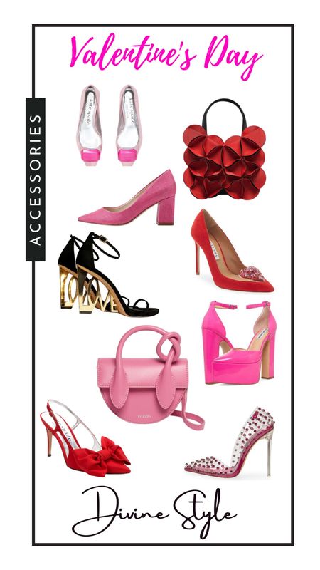 Add a little pop of pink & red this Valentine’s Day. These handbags and shoes can be worn year-round adding a fun touch of color to everyday outfits. 💗❤️

#LTKSeasonal