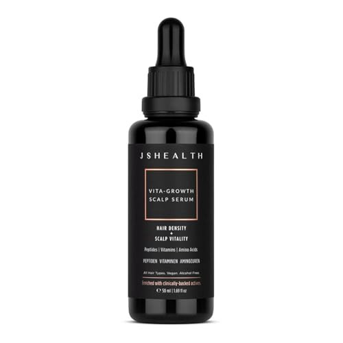 JSHealth Vitamins Vita-Growth Scalp Serum for Hair Density & Scalp Vitality - Hair Serum for Women with Peptides, Vitamins & Amino Acids | Amazon (US)