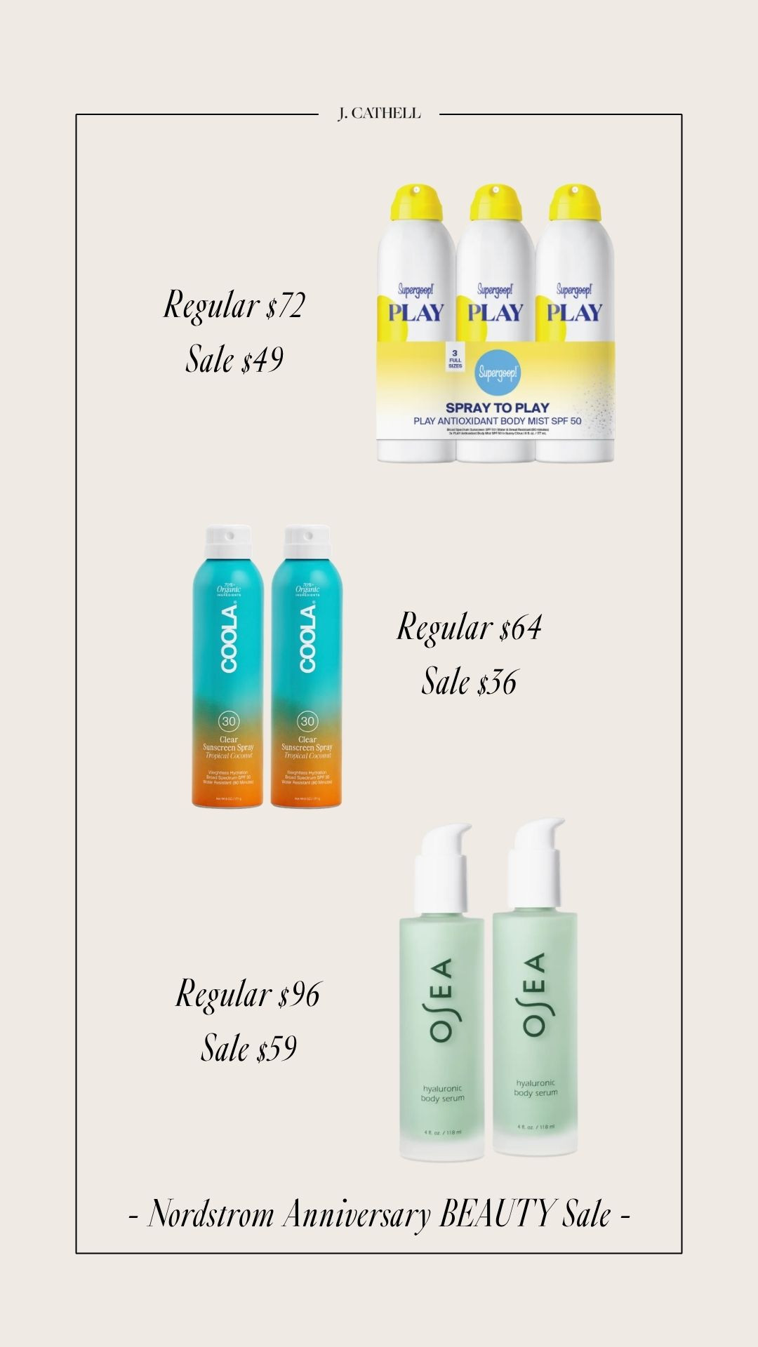   ✨ The beauty deals I wait for all year are finally here. From skincare and haircare favorites to makeup essentials and luxurious beauty sets, these are the products I actually use, love, and stock up on during the Nordstrom Anniversary Sale.

Whether you're refreshing your routine or trying something new, this is one of the best times to save on premium beauty brands that rarely go on sale. Trust me—these favorites won't stay in stock for long.

Tap to shop my top beauty picks before they're gone. 💄🤍 #LTKSaleAlert #NordstromAnniversarySale #BeautyFavorites #SkincareRoutine #HaircareEssentials #LTKBeauty 

 #LTKOver40 #LTKSaleAlert #LTKBeauty