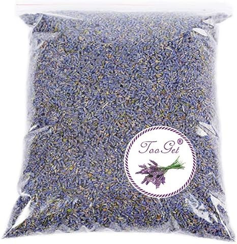 TooGet Fragrant Lavender Buds Natural Dried Flowers Wholesale, Ultra Blue Grade - 1/2 Pound | Amazon (US)