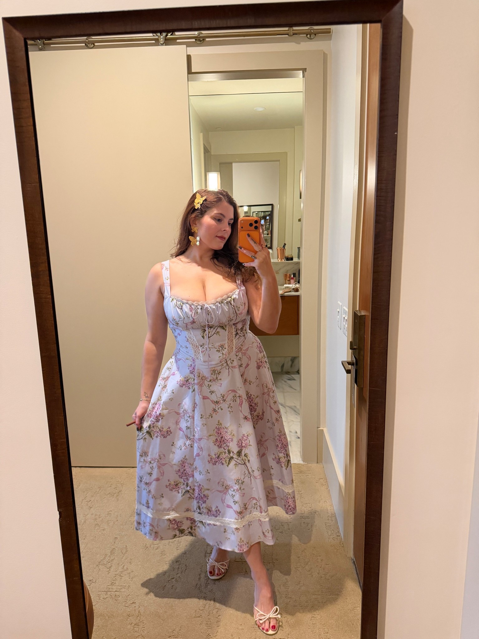 House of cb lilac flower midi dres size L+

#LTKWedding #LTKMidsize #LTKPetite