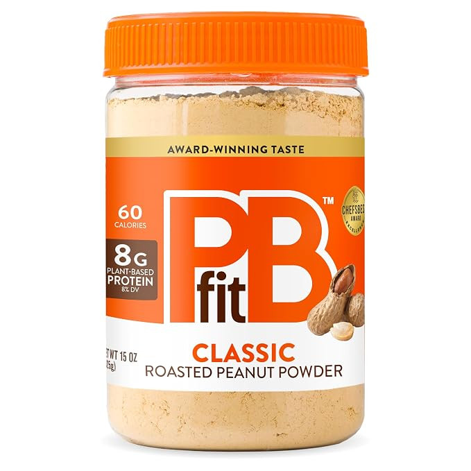 PBfit 15 Ounce Classic Peanut Butter Powder, Powdered Peanut Butter Spread From Real Roasted Pean... | Amazon (US)