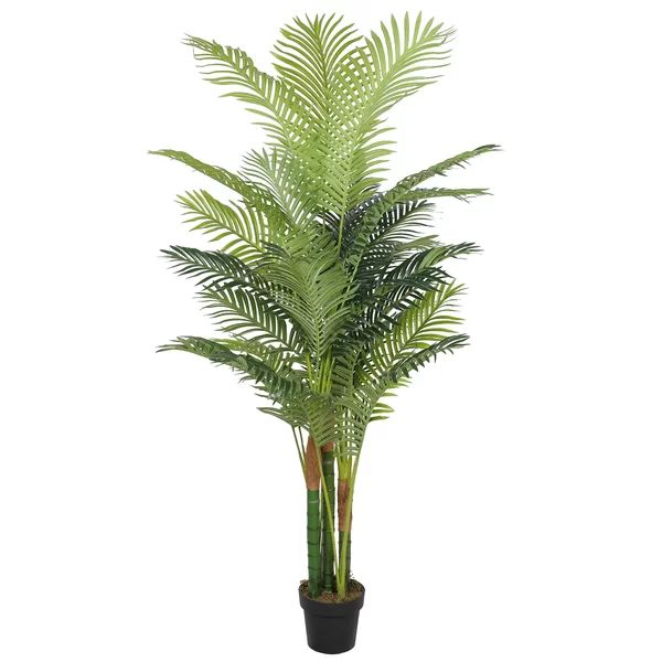 6'3" Artificial Palm Plant in Pot | Wayfair Professional