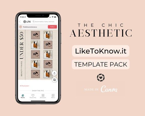 Neutral LikeToKnow.it templates for canva | LTK template  | Customizable collages | Blogger influ... | Etsy (CAD)