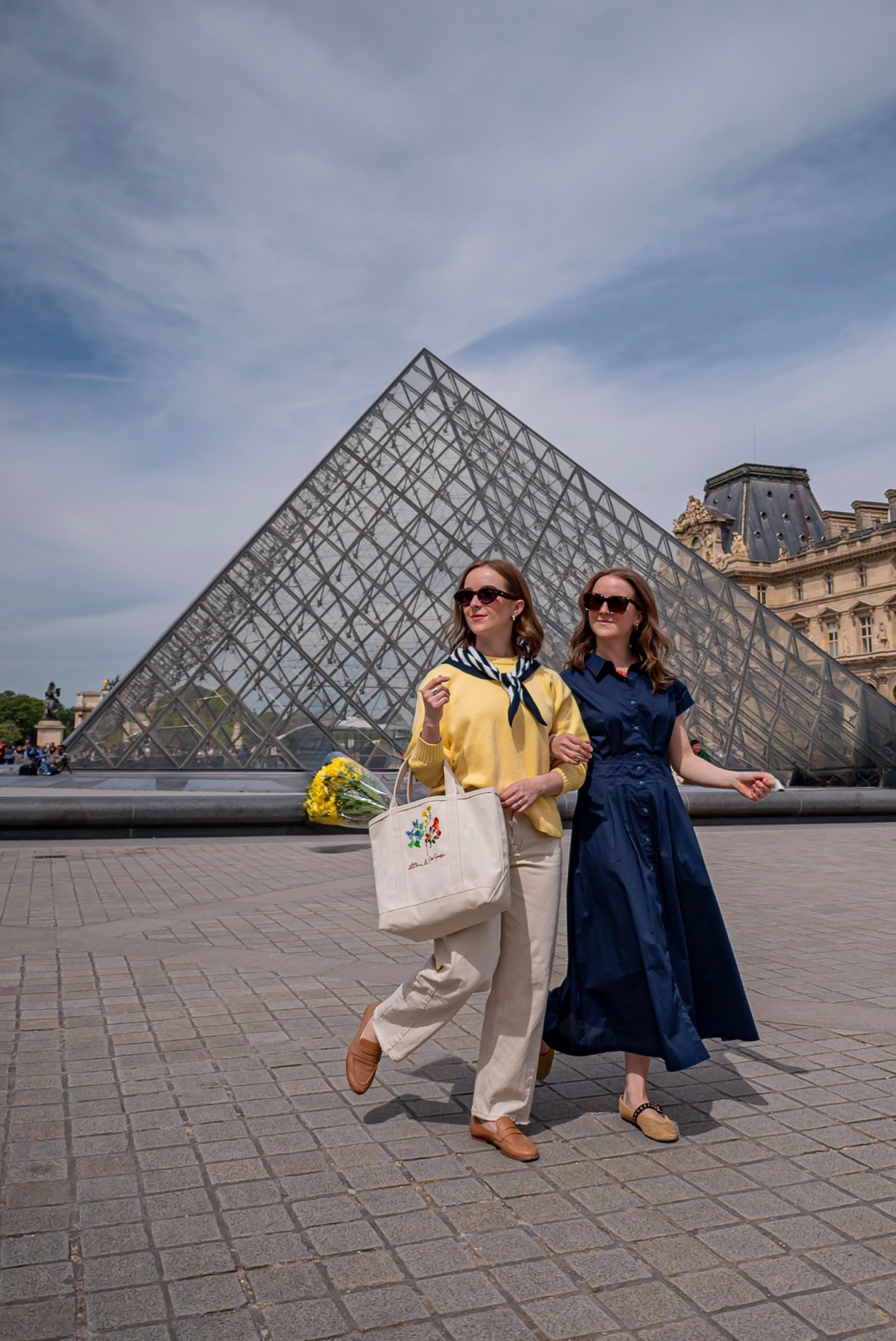 Comfy cotton Paris outfits. Xs cotton dress. Xs yellow sweater. 2 barrel jeans (I’m 5ft 2). 

#LTKPetite #LTKTravel
