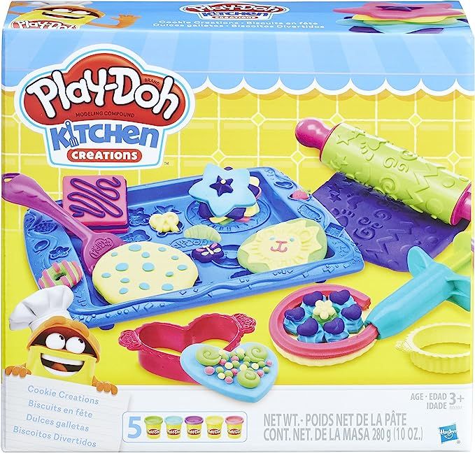 Play-Doh Kitchen Creations Cookie Creations Play Food Set for Kids 3 Years and Up with 5 Non-Toxi... | Amazon (US)