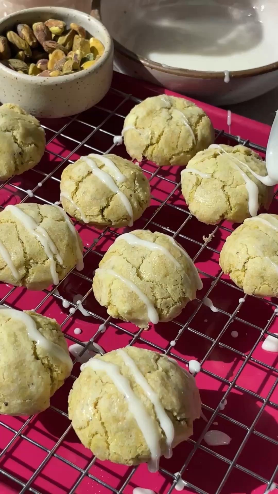 These Grain-Free Pistachio Italian Wedding Cookies are a little piece of heaven! 💚✨ 

Transform your pistachios into flour for these melt-in-your-mouth delights with their gorgeous light green color, crackly edges, and tender centers. Perfectly dainty and delicate for spring gatherings or an elegant finish to any meal. You can even pair with your morning coffee or evening tea for a moment of pure bliss! 

PRO TIP: Room temp butter is KEY for that perfect texture!

Video Credit: @themindfulhapa 
#ItalianWeddingCookies #GrainFreeBaking #PistachioLove #SpringDesserts

#LTKWatchNow #LTKHome #LTKFindsUnder50