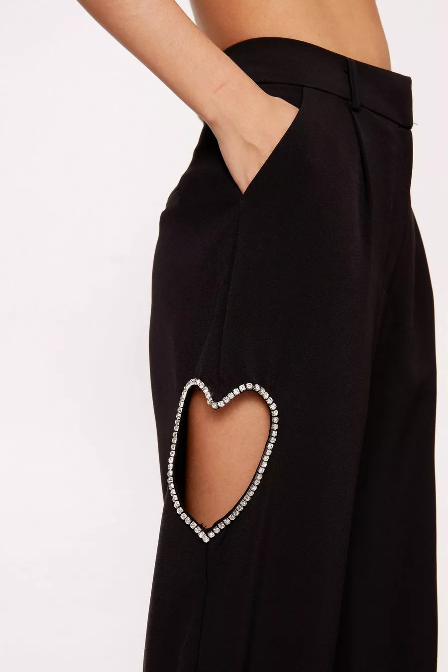 Premium Heart Cut Out Pants | Nasty Gal US