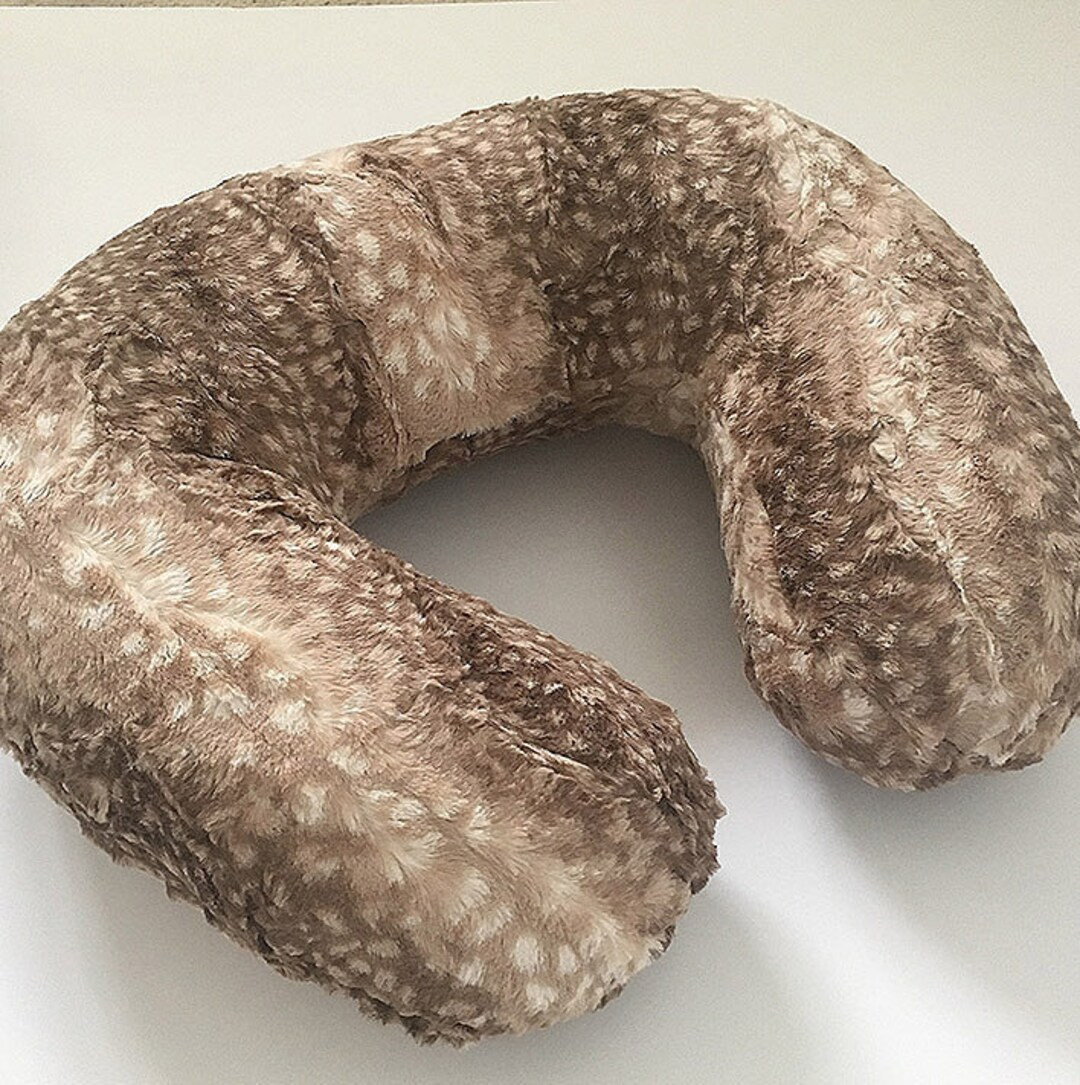 Ready to Ship Nursing Pillow Cover Fawn Minky Baby Deer Minky Soft Brown Tan Cream Baby Gift Show... | Etsy (US)