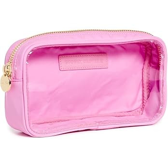Stoney Clover Lane Women's Clear Small Pouch, Pink, One Size | Amazon (US)