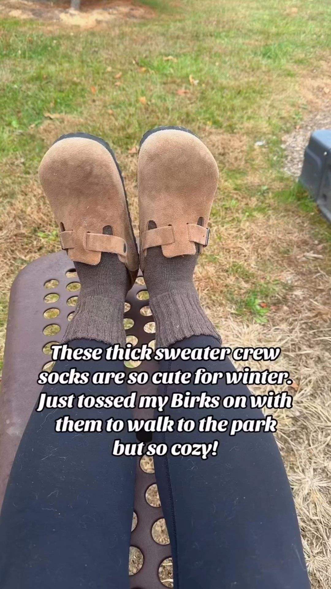 These cozy crew socks are my entire personality this winter 🤎❄️
They’re thick, soft, and look so cute with leggings, clogs, boots — literally everything.
If you’re a cold-feet girlie… you need these.

Linked in stories ✨
#WinterStyle #CozyVibes #AmazonFashion #OOTD #MomStyle