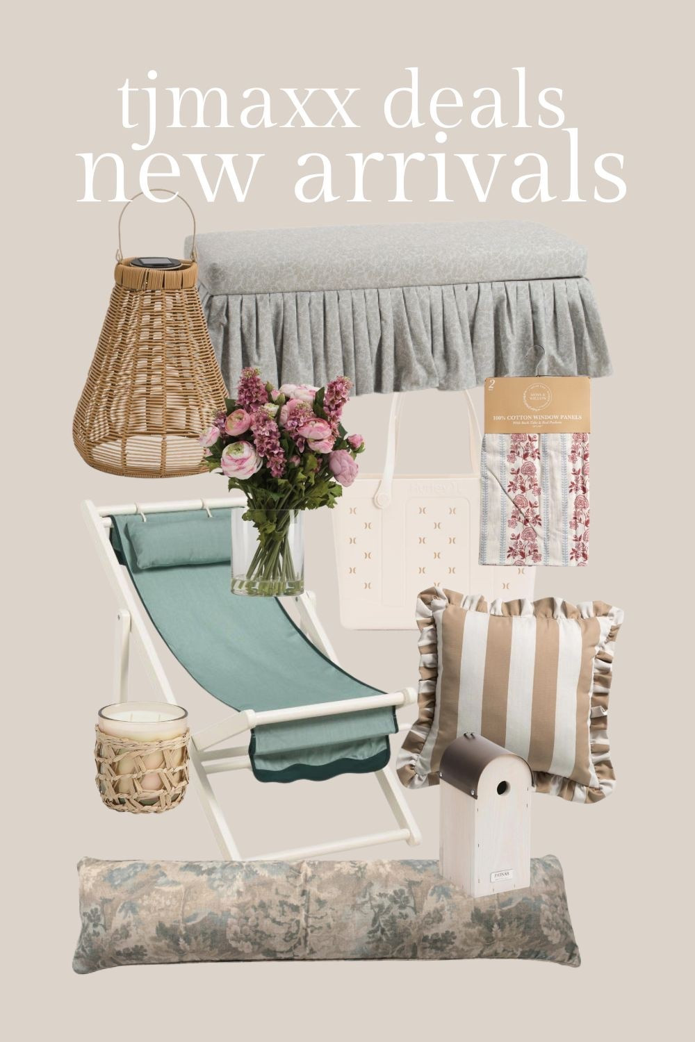 New arrivals at tjmaxx and Marshall’s. Affordable home finds. Spring and summer porch/patio finds. 

#LTKHome