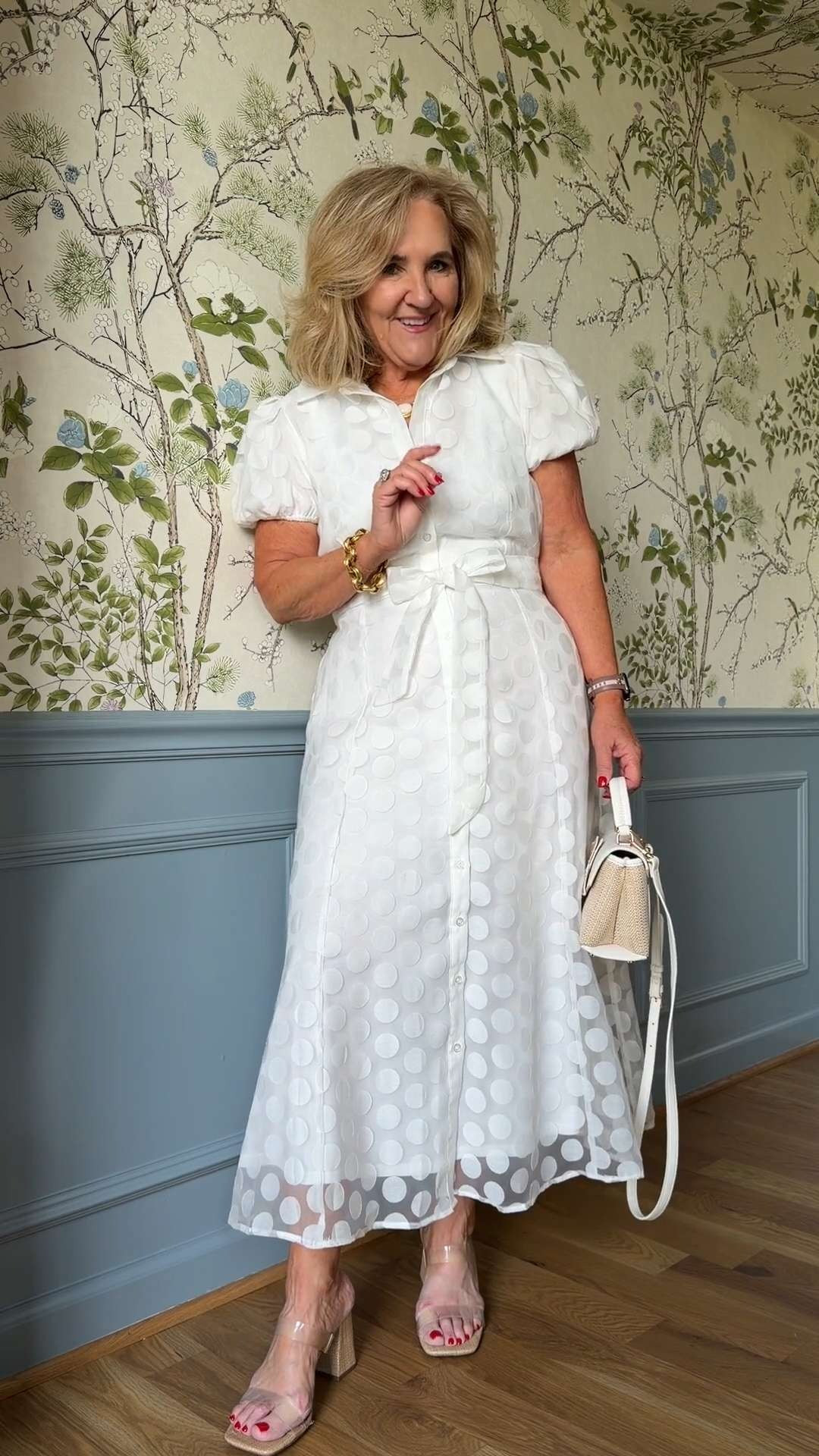 An effortlessly elegant white dress with the prettiest textured details 🤍 

Perfect for graduations, anniversaries, vacations, and summer dinners. 🫶🏻

#LTKootd #LTKSeasonal #LTKOver40