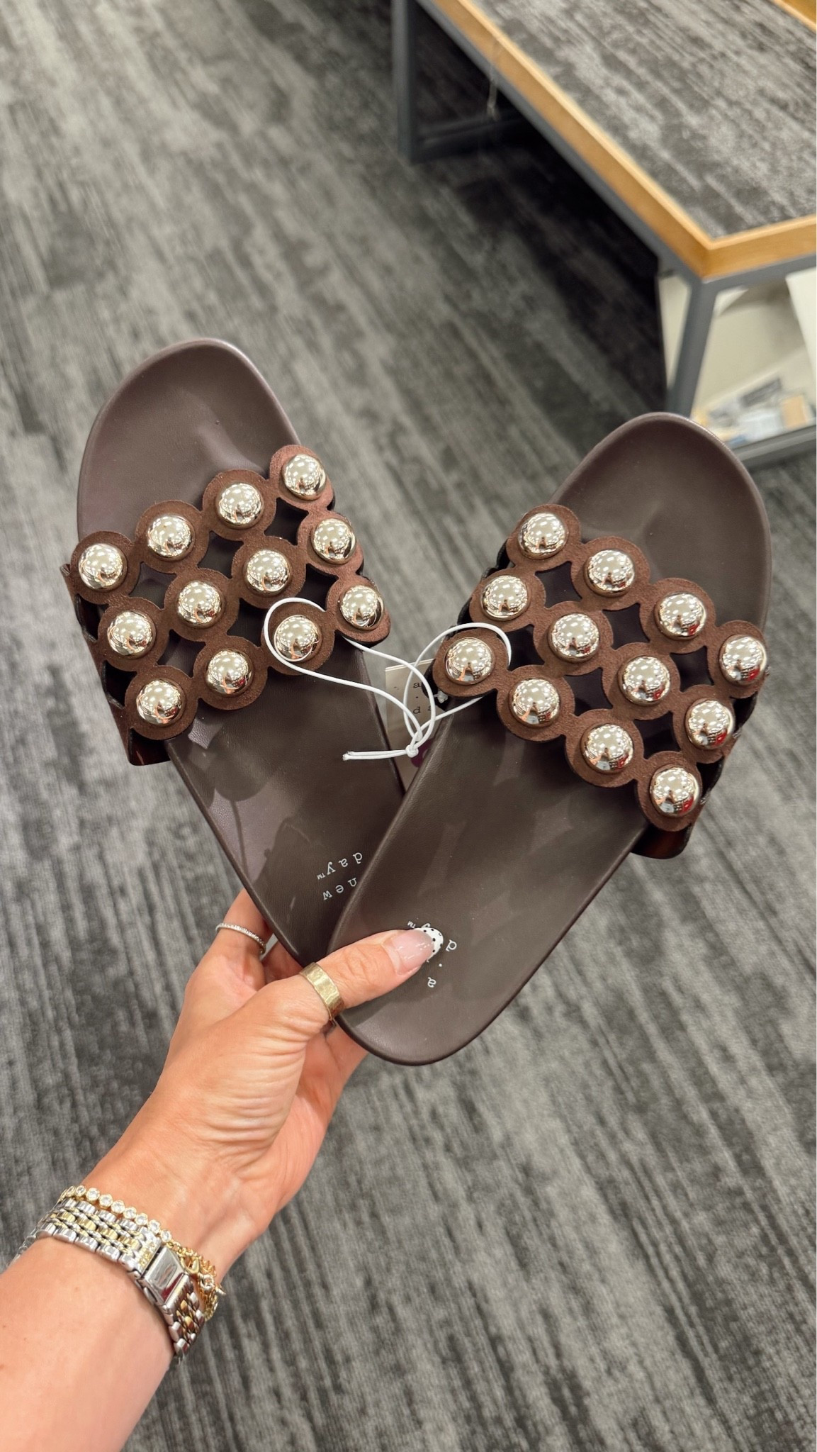 $21 designer inspired Target slides.

#LTKdayinmylife #LTKmomlife #LTKgrwm