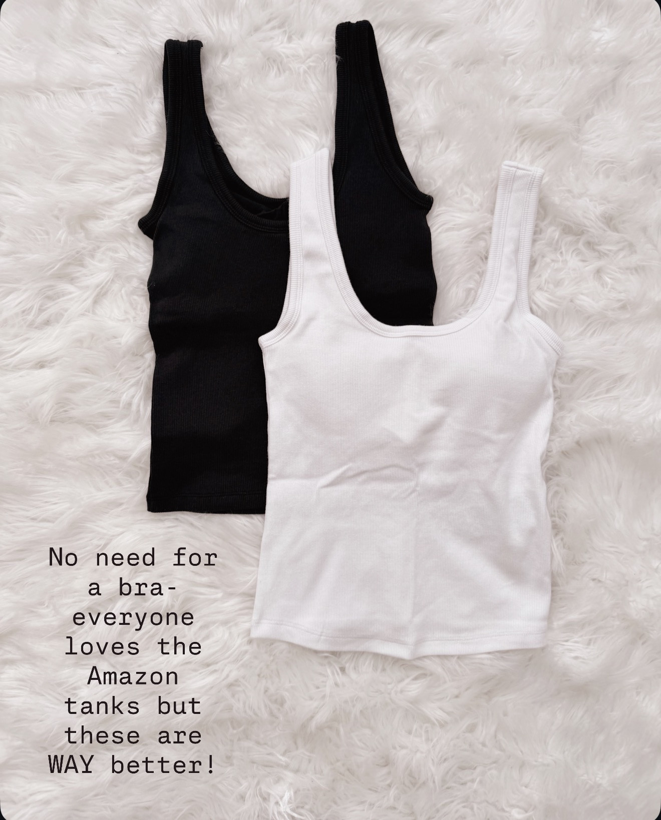 These ribbed tanks are so good and actually hold everything in without needing a bra.

ribbed tank top, amazon tank dupe, built in support tank, no bra tank top, flattering basics, everyday essentials, casual spring outfits, summer outfits women, layering pieces, capsule wardrobe basics, women over 40 style, fitted tank top, wardrobe staples

#LTKmomlife #LTKootd #LTKOver40