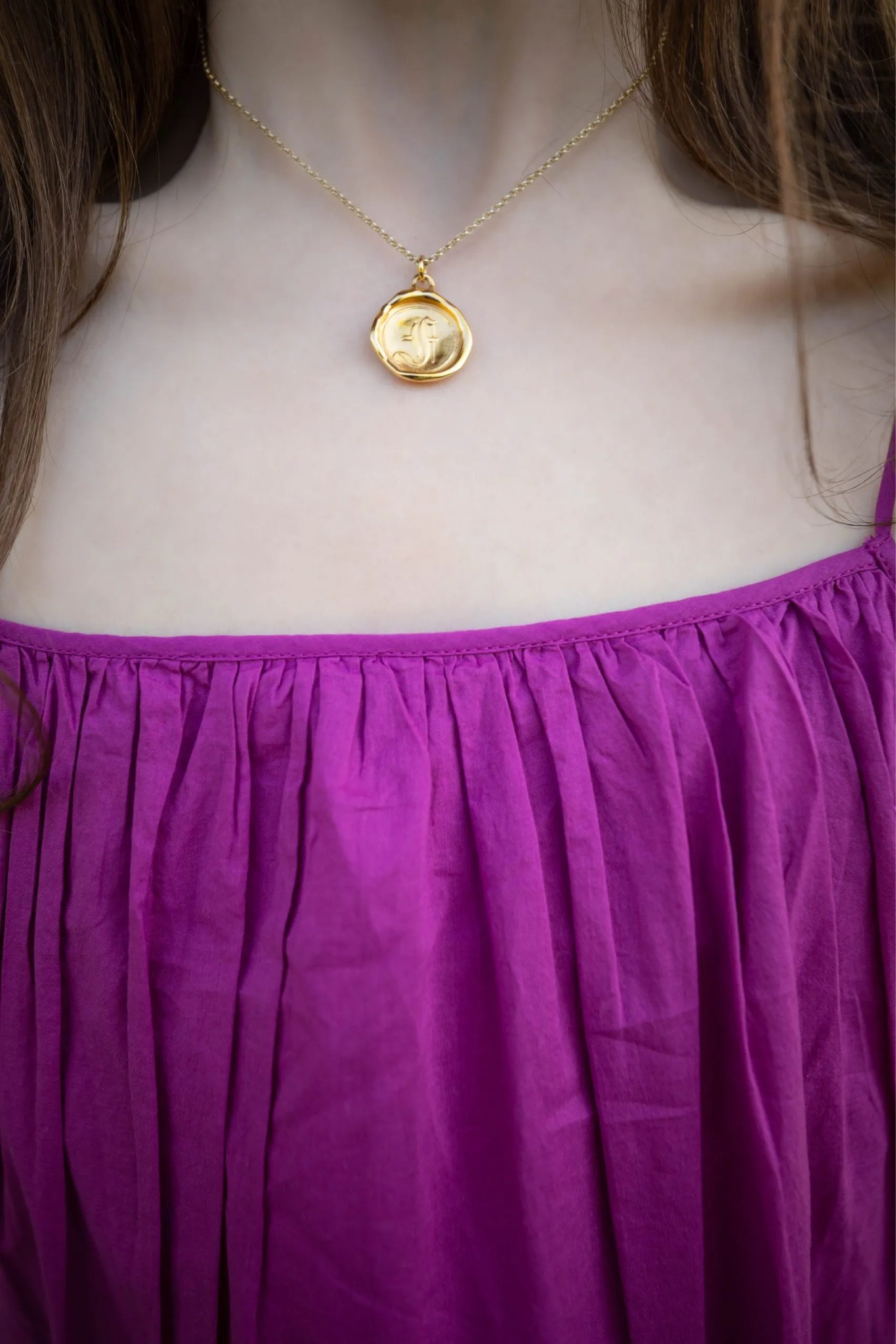 Summer dress and gold wax seal vintage regency core necklace #bridgerton 


#LTKsalealert #LTKSeasonal #LTKfindsunder100