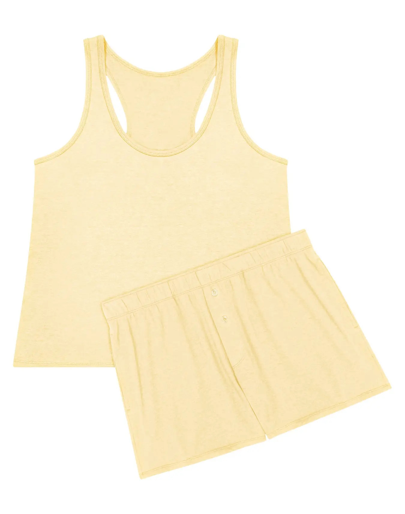 Hanes Originals Comfywear Women's Pajamas Set, Sleep Top & Shorts, Loungewear #HLA212 | Hanes.com