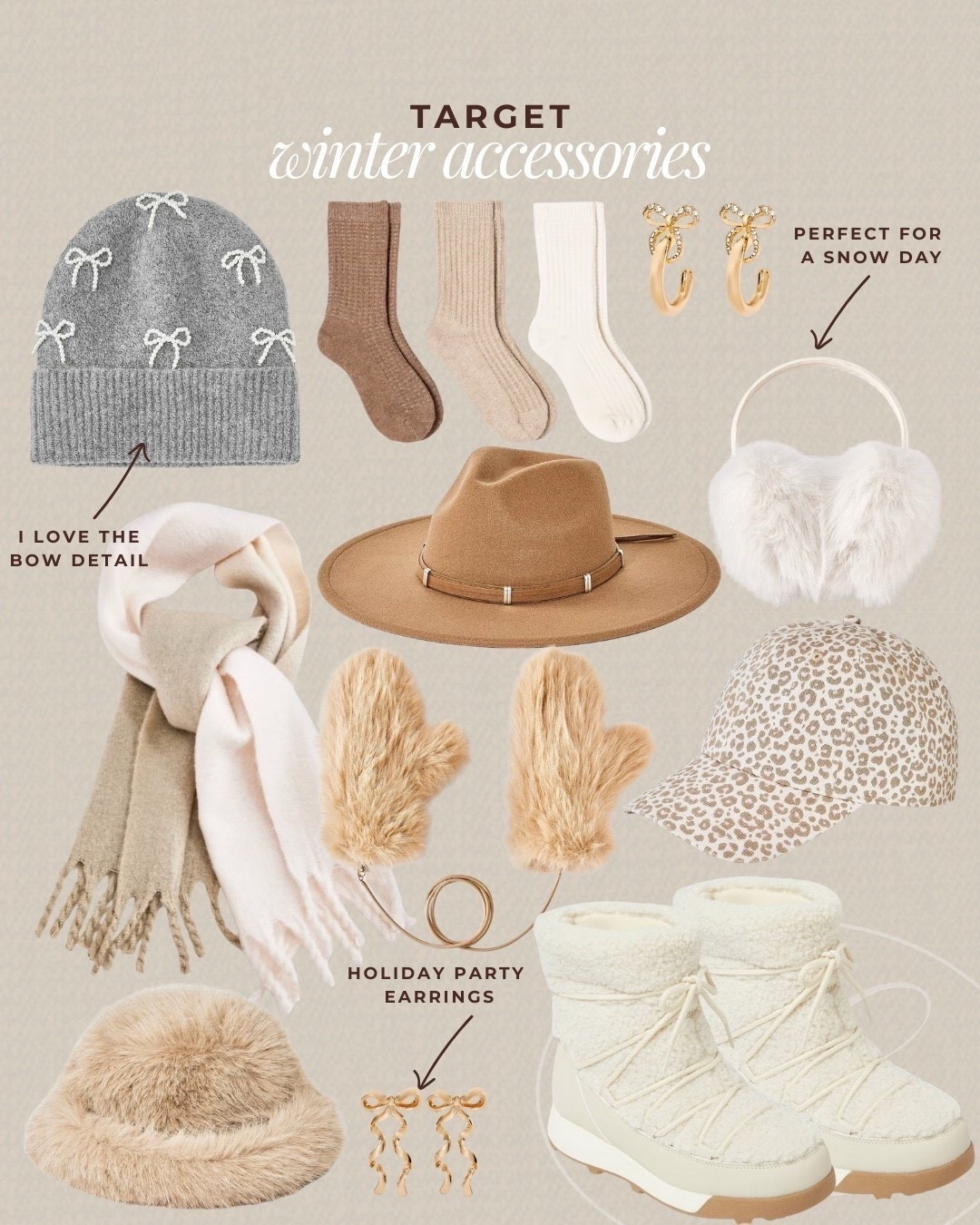 This cozy accessories are perfect for holiday parties or your next snowy vacation. I am loving the faux fur!

#LTKPlusSize #LTKSeasonal #LTKHoliday