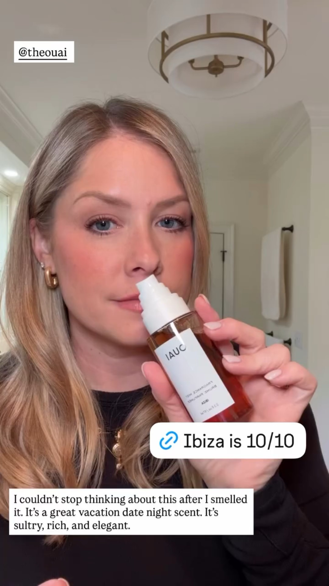 I couldn’t stop thinking about this after I smelled it. It’s a great vacation date night scent. It’s sultry, rich, and elegant.  @theouai