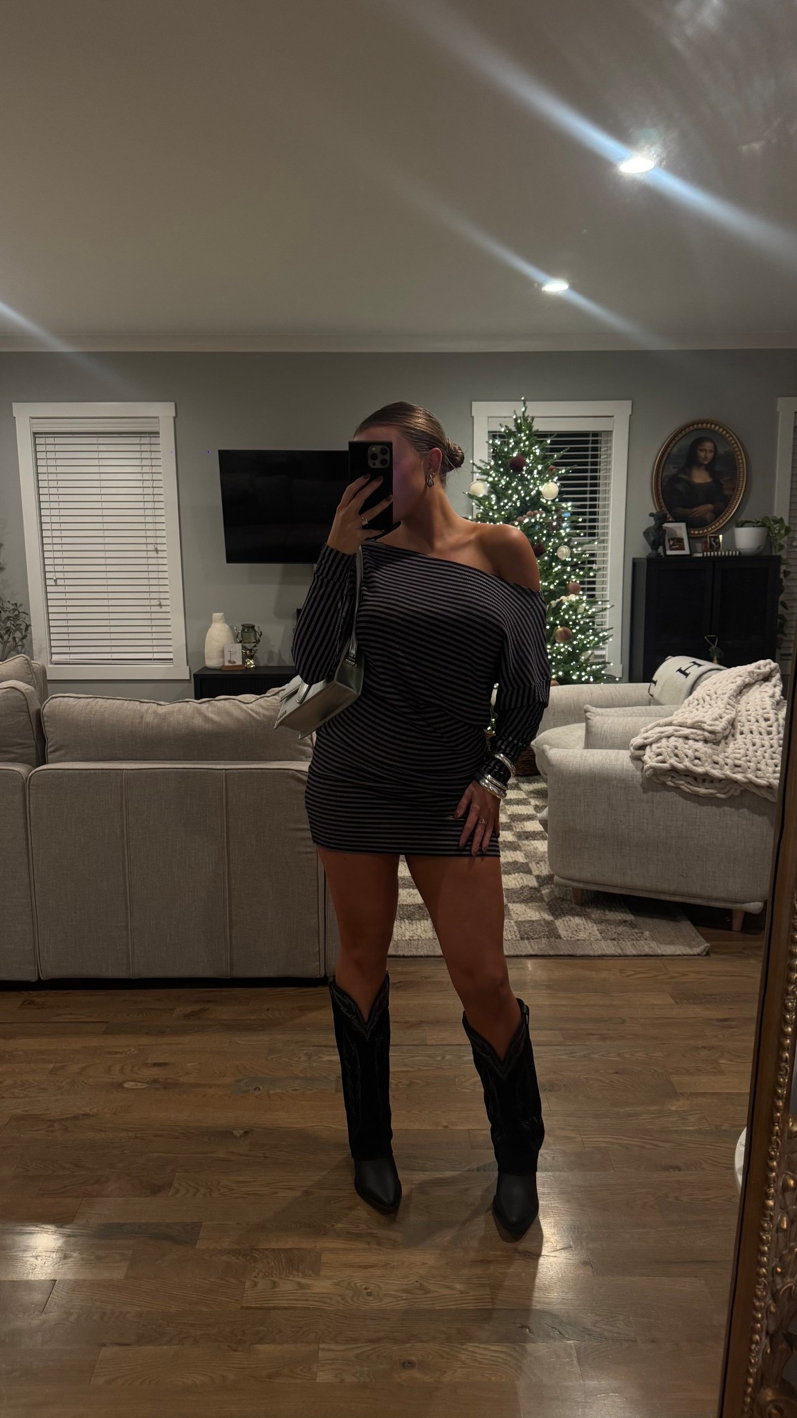 GNO outfit check! Dress is princess chilly CODE VICTORIA25 boots are dingo 1969 CODE VICTORIASWILCOX ⚡️

#LTKdayinmylife #LTKootd