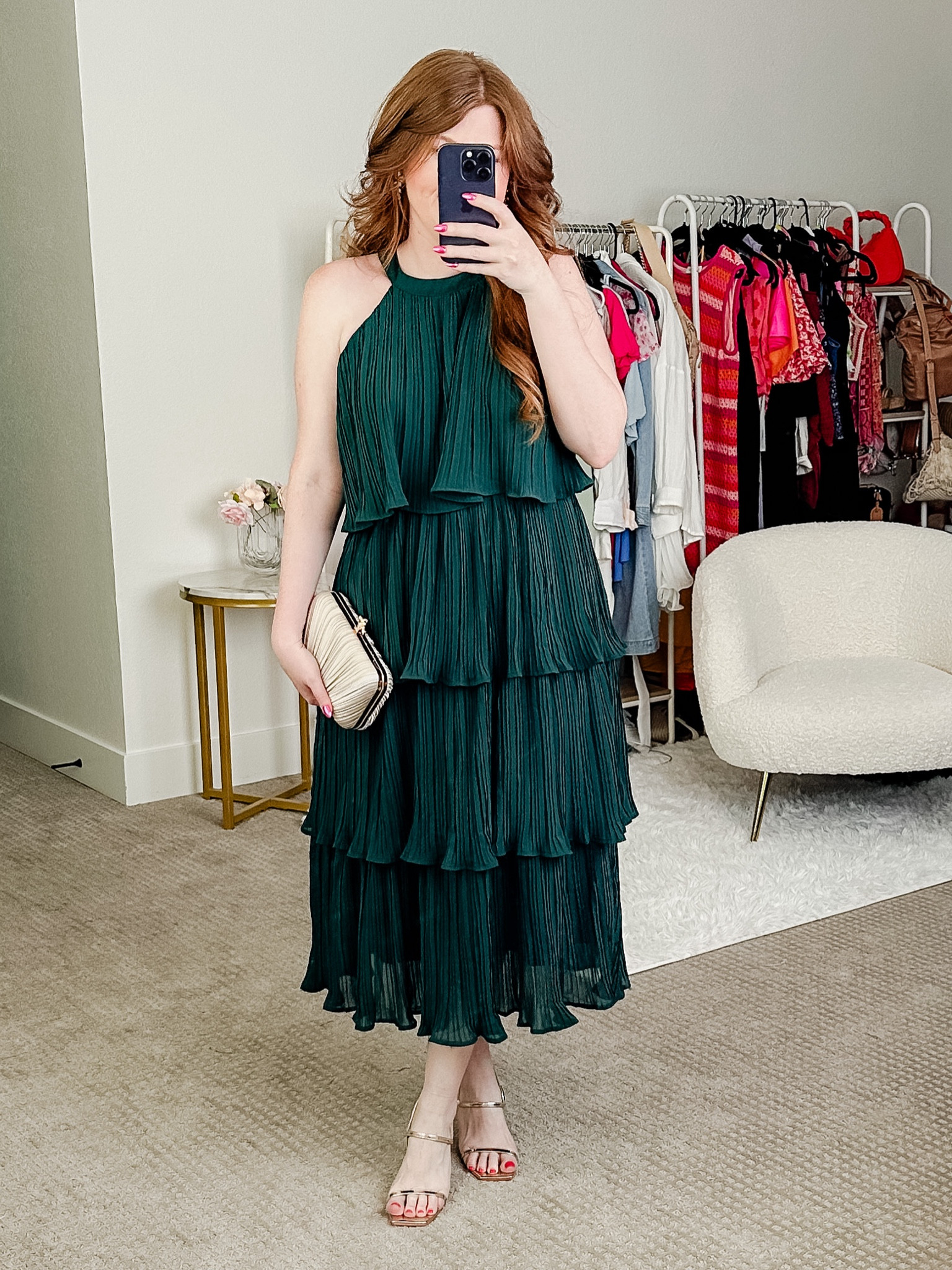 green ruffle dress amazon Green Off Shoulder Lace Long Prom Dress, Green Formal Dress – 24prom