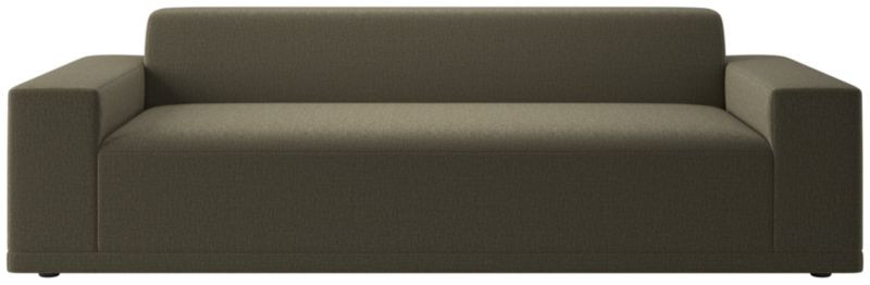 Faible Grey Performance Velvet Sofa | CB2 | CB2