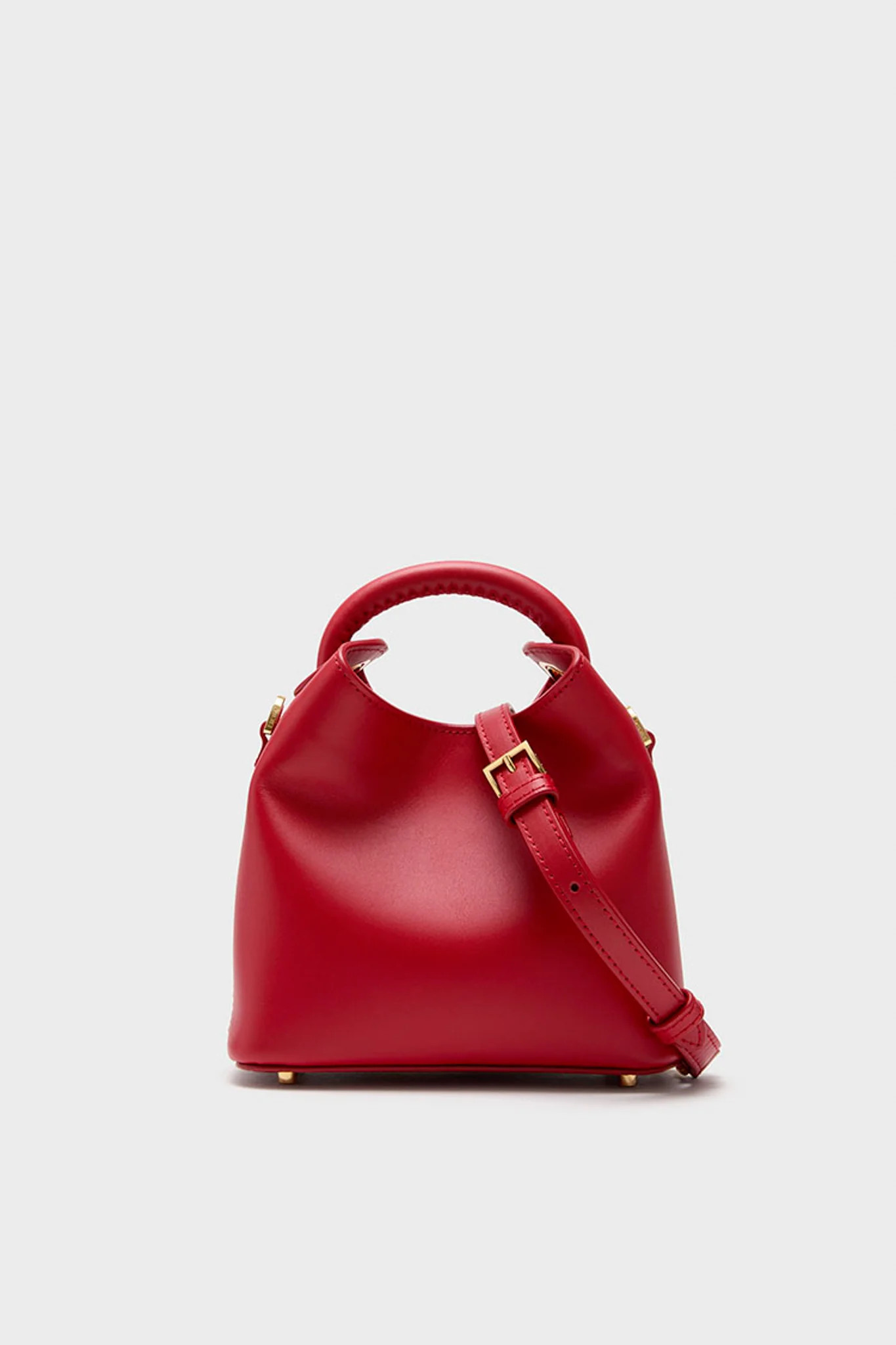 Red Leather Madeleine Bag | Tuckernuck (US)