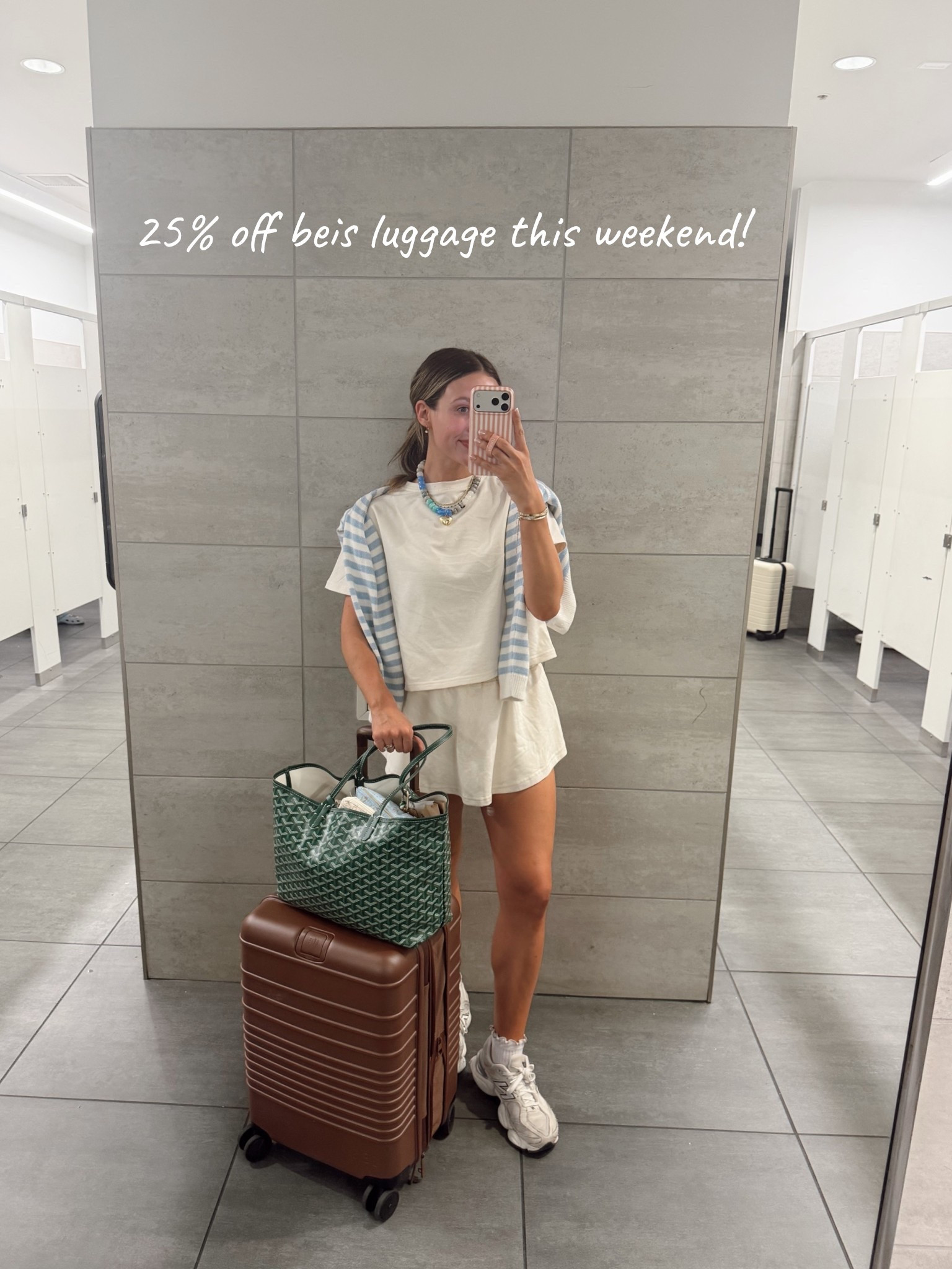 Beis luggage on sale this weekend!! I fit SOOO much into the carry on for a weekend trip! Best carry on luggage I’ve ever bought!

#LTKTravel #LTKSeasonal #LTKSaleAlert