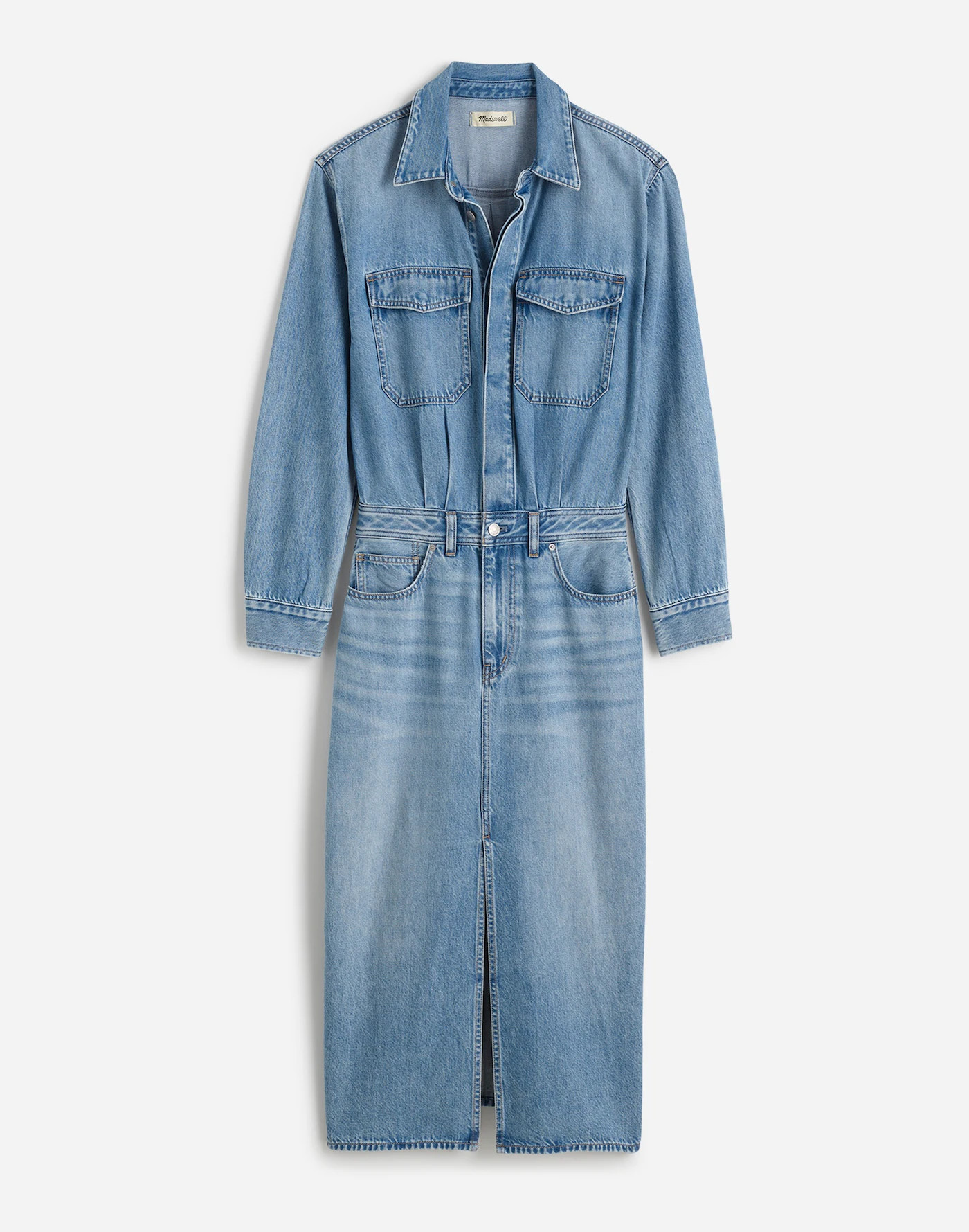 Denim Midi Shirtdress in Altoona Wash | Madewell