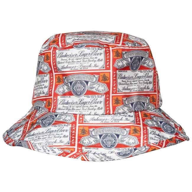 Budweiser  Beer Repeating Label Bucket Hat - Walmart.com | Walmart (US)