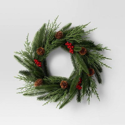 Christmas Holiday Mix Mini Wreath Wreaths - Room Essentials™ | Target