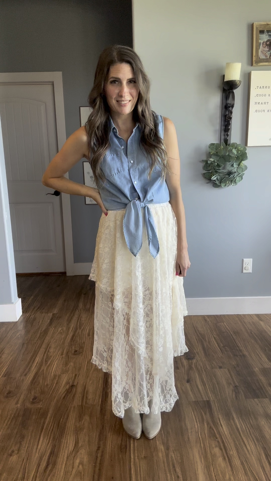 This lace skirt is everything!! 

Great fall and/or country concert outfit piece! 

#LTKFindsUnder50 #LTKSeasonal #LTKStyleTip