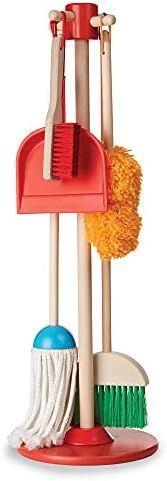 Amazon.com: Melissa & Doug Let's Play House Dust! Sweep! Mop! 6 Piece Pretend Play Set : Health &... | Amazon (US)