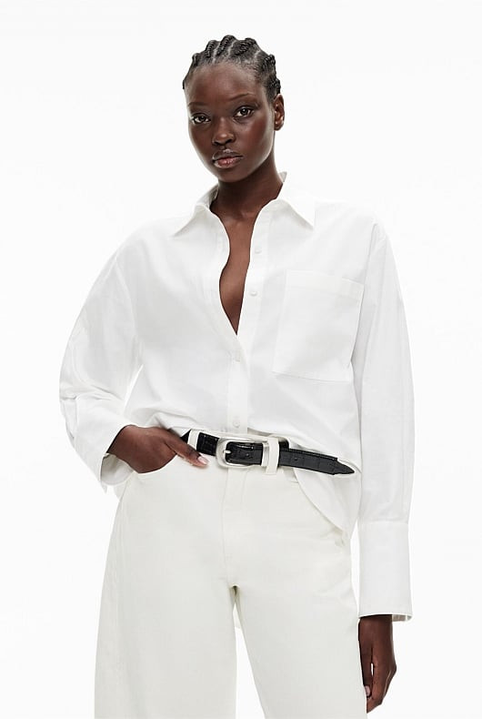 Cotton Oxford Shirt | Witchery (AU)