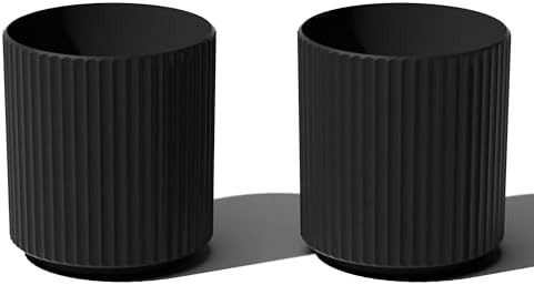 Veradek Demi Series Round Planter for Porch, Patio, Backyard | Durable Plastic-Stone Composite Ma... | Amazon (US)