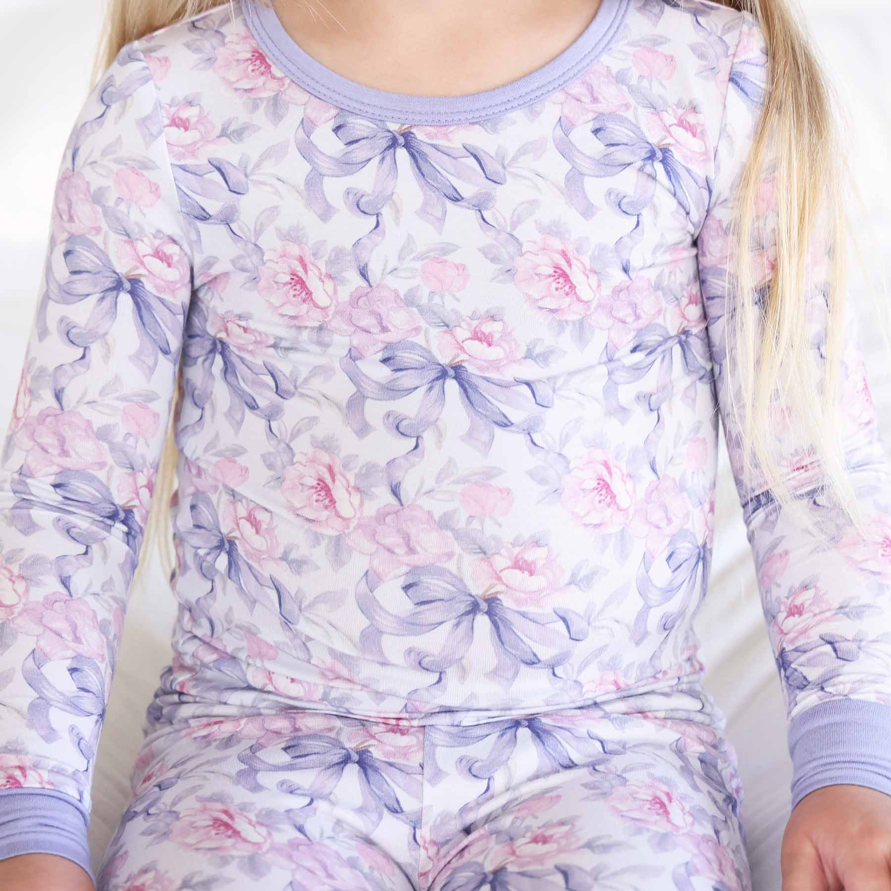 Leighton's Lavender Two Piece Pajama Set | Caden Lane