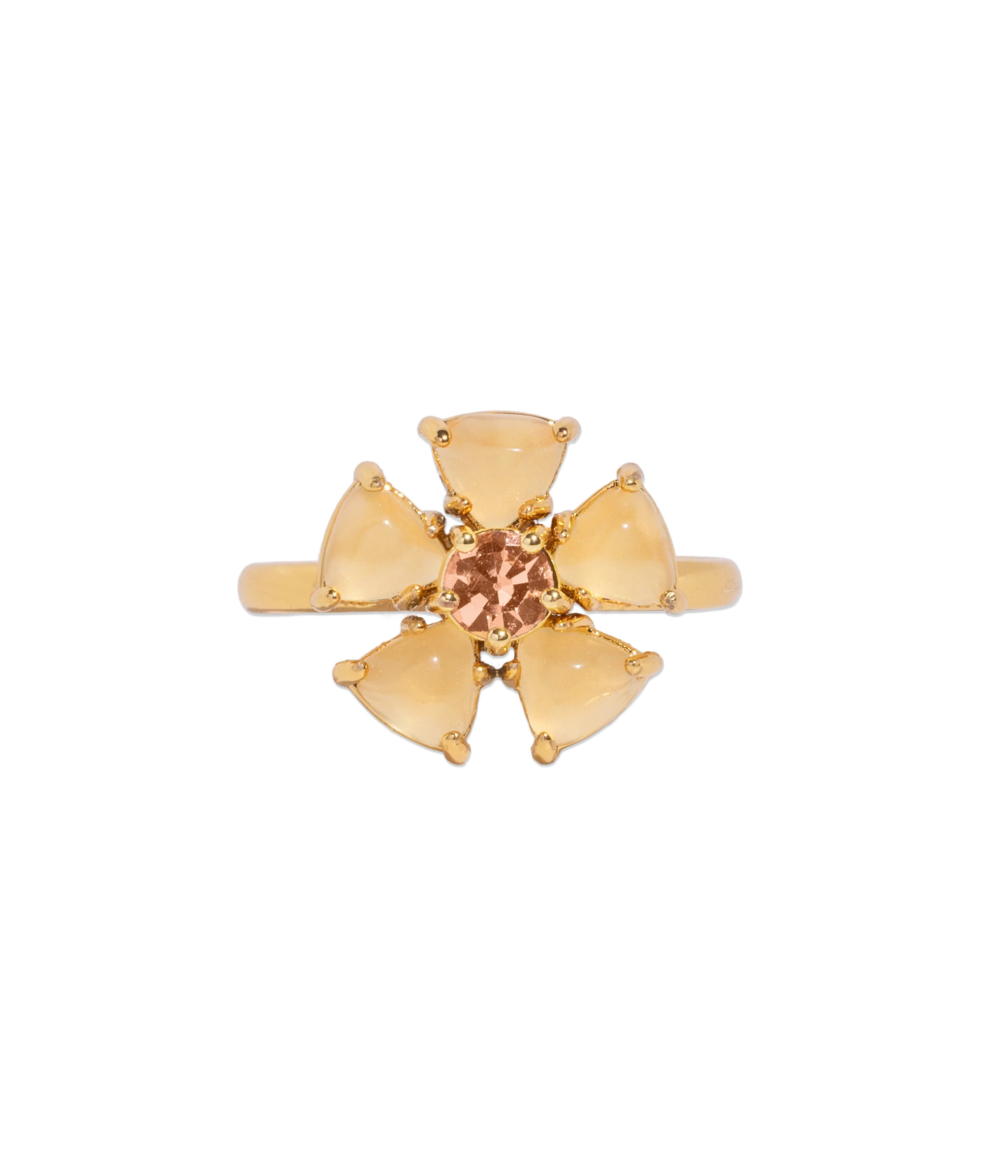 Emeline Flower Ring in Yellow | Loren Hope Designs