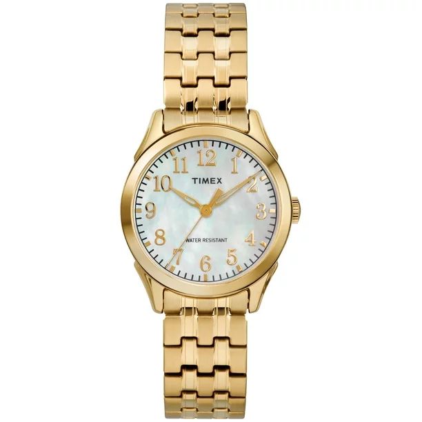 Women's Briarwood Gold-Tone/MOP Watch, Stainless Steel Expansion Band | Walmart (US)