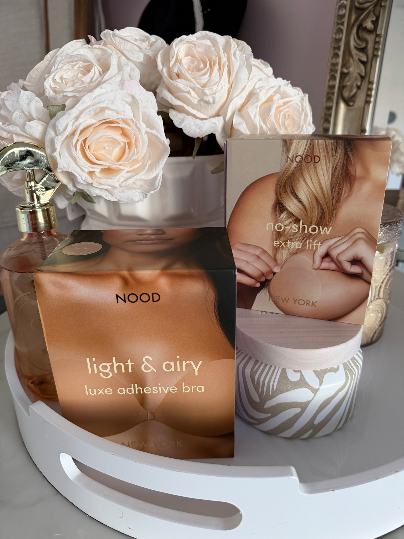 Strapless tops, thin fabrics, no bra… this is the solution 🙌 These Nood adhesive nipple covers stay put and feel comfortable all day. Plastic Free!
Use code KARENLOVES15 to save.

#LTKselfcare #LTKSeasonal #LTKgrwm