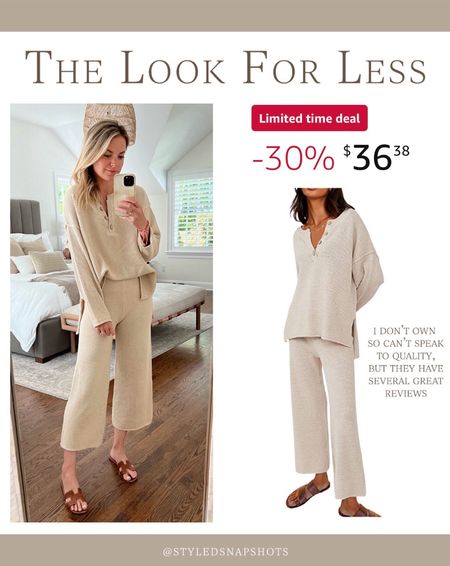 Amazon version of my Free People set is on sale for under $40

Free People ($128) size XS 

lounge set, matching set, postpartum, travel outfit, look for less, save vs splurge 

#LTKfindsunder50 #LTKsalealert