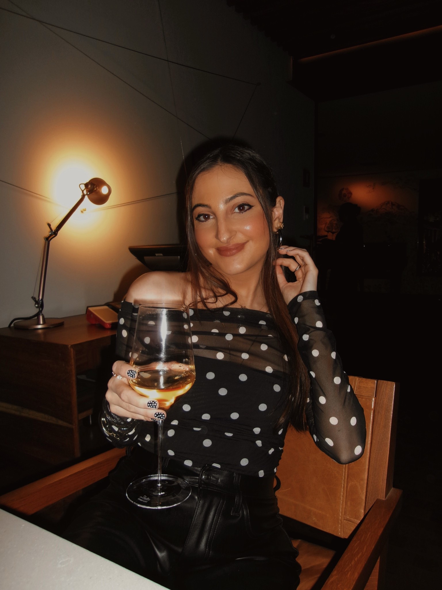 polka dot night out 
🤎🪩🐚🍸💫✨
alannamartine.com 

#LTKootd #LTKSeasonal #LTKTravel