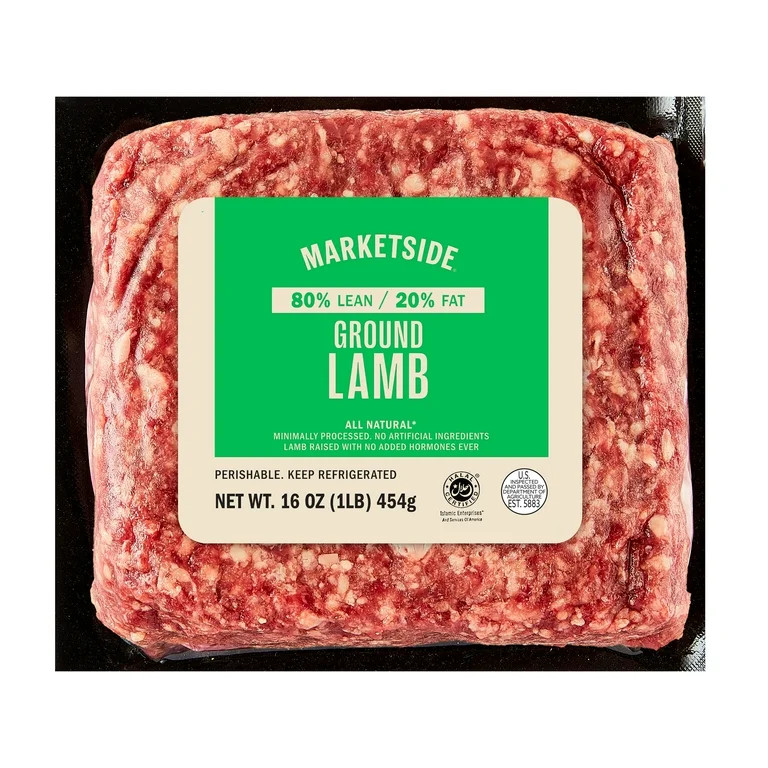 Marketside Ground Lamb, 80/20, 1 lb | Walmart (US)